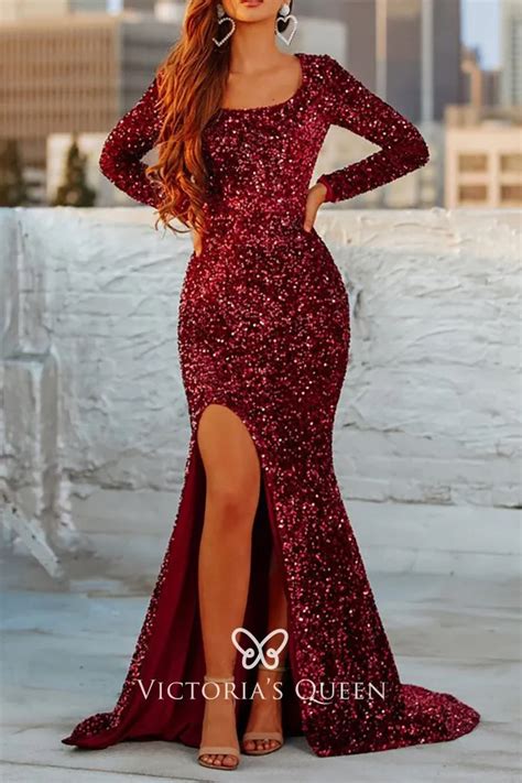 maroon luxury dresses
